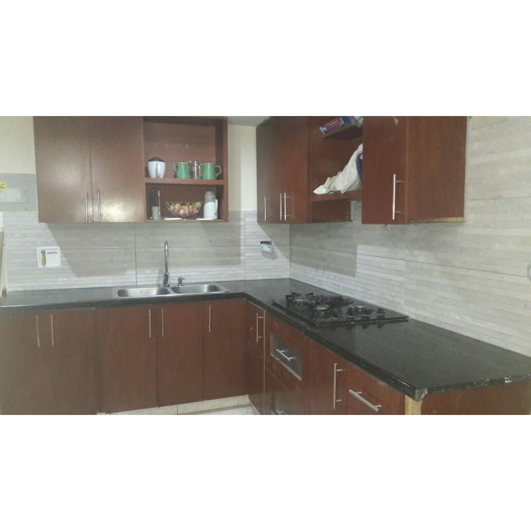 Cocina integral blanca